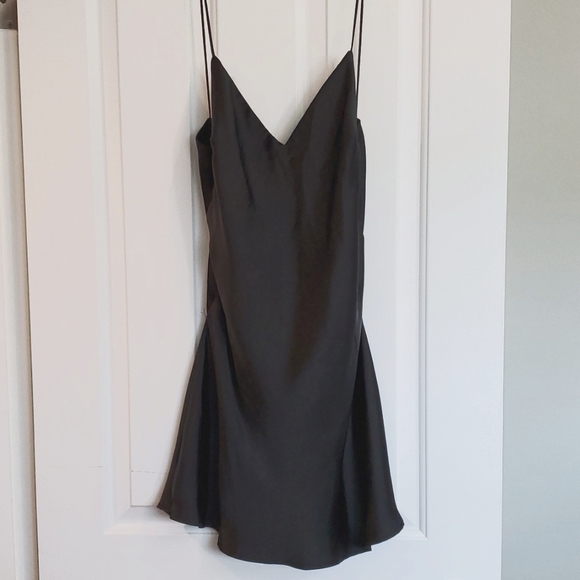 Zara Dresses & Skirts - Zara black satin dress